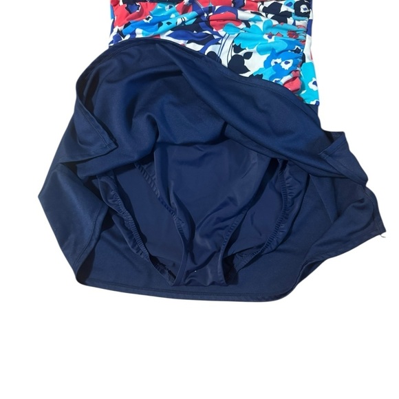 Catalina Swimsuit Women’s Small Floral Skirt Dress Halter Suddenly Slim Beach - Picture 4 of 10